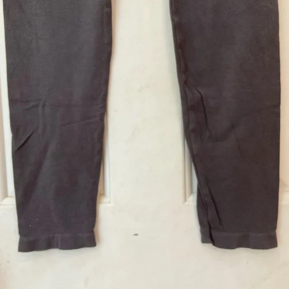 M. Rena Cropped Tummy Tuck Legging, Dark Gray, Ultra Comfortable, One Size - Picture 7 of 10